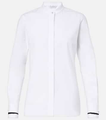 Camisa Otranto de popelín en mezcla de algodón | Max Mara