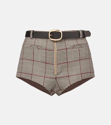 Checked shorts | Self-Portrait