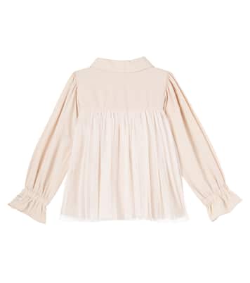 Bluse Venne mit Tüll | Donsje