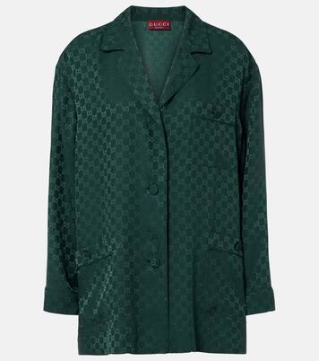 GG 실크 셔츠 | Gucci