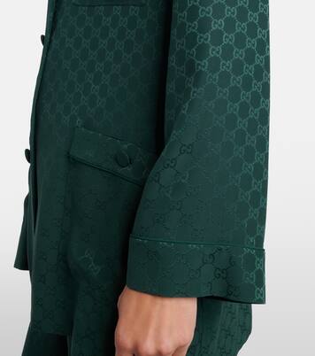 GG 실크 셔츠 | Gucci