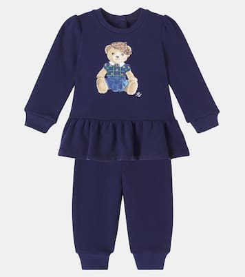 Baby cotton-blend top and sweatpants | Polo Ralph Lauren Kids