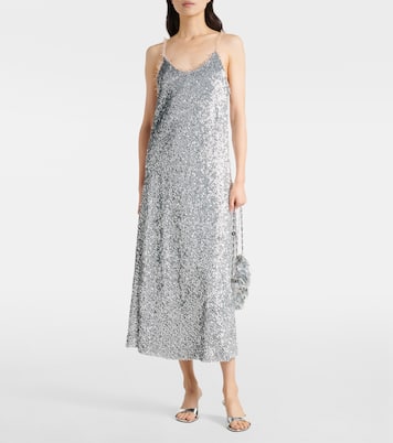 Robe midi à sequins | Rabanne