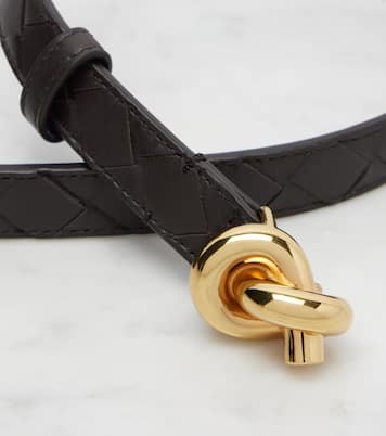 Knot Intrecciato leather belt | Bottega Veneta