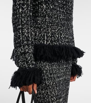 Fringed wool-blend cardigan | Moncler