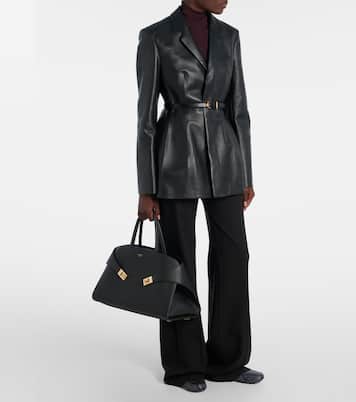 Gommino snake-effect leather driving shoes | Tod's