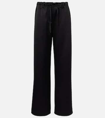 White Label Magnus crêpe wide-leg pants | Proenza Schouler