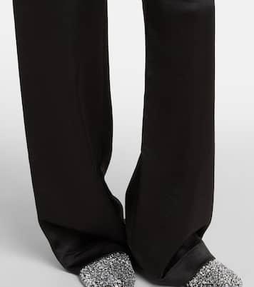 White Label Magnus crêpe wide-leg pants | Proenza Schouler