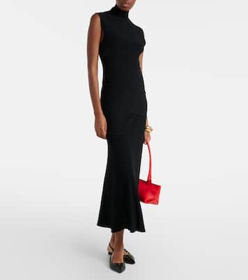 Cutout leather slingback flats | Gianvito Rossi