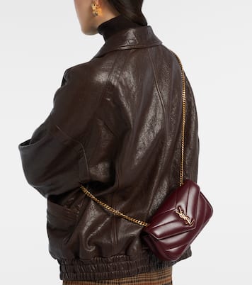 Sac à bandoulière Lou Lou Mini en cuir | Saint Laurent