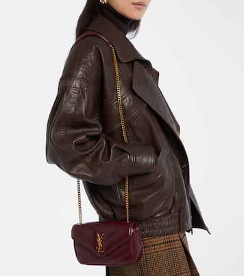 Sac à bandoulière Lou Lou Mini en cuir | Saint Laurent
