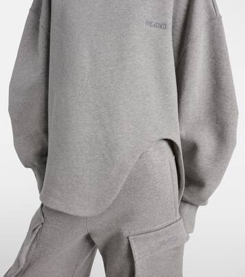 Oversize-Sweatshirt aus Baumwoll-Jersey | The Attico