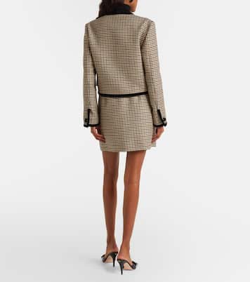 Minirock aus Schurwolle | Valentino