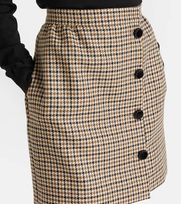 Minirock aus Schurwolle | Valentino