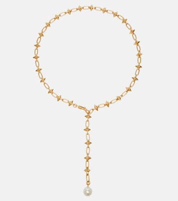 Faux pearl chain necklace | Pucci