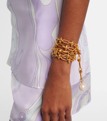 Faux pearl chain necklace | Pucci