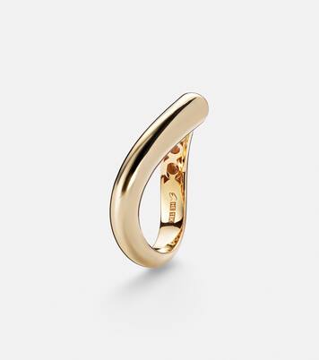 Drop Link Medium 18kt gold ring | Engelbert