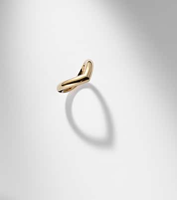 Drop Link Medium 18kt gold ring | Engelbert