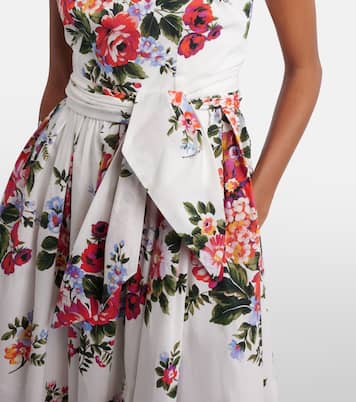 Floral cotton midi dress | Dolce&Gabbana