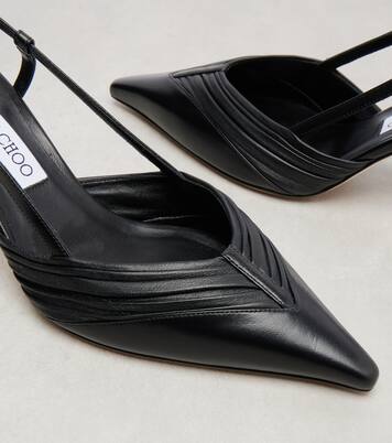 Afia 65 leather slingback pumps | Jimmy Choo