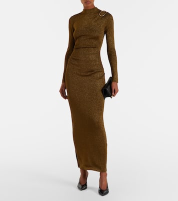 Knitted lamé maxi dress | Roland Mouret