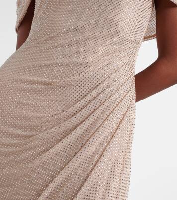 فستان طويل بكيب مع تزيين | Self-Portrait