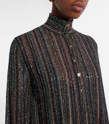 Robe longue en lamé à sequins | Missoni