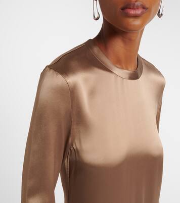 Satin maxi dress | Toteme