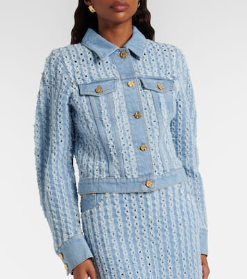 Striped denim jacket | Nina Ricci