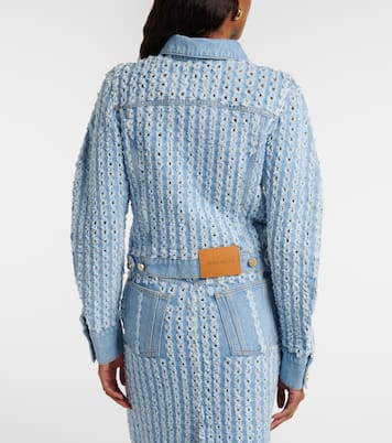 Striped denim jacket | Nina Ricci