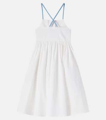 Scalloped cotton dress | Stella McCartney Kids