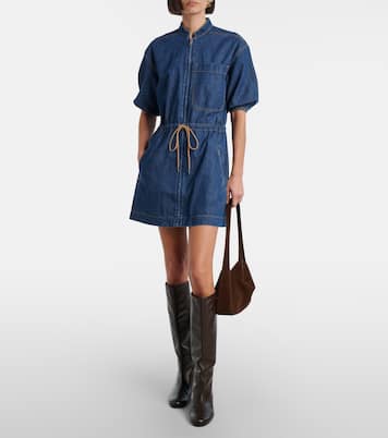 Akerman牛仔迷你连衣裙 | Veronica Beard