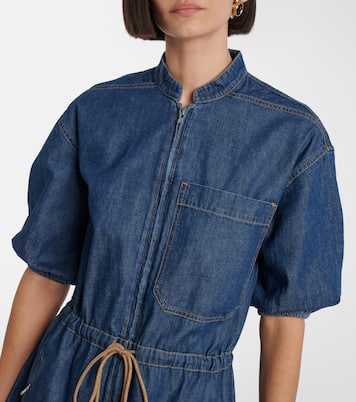 Akerman牛仔迷你连衣裙 | Veronica Beard