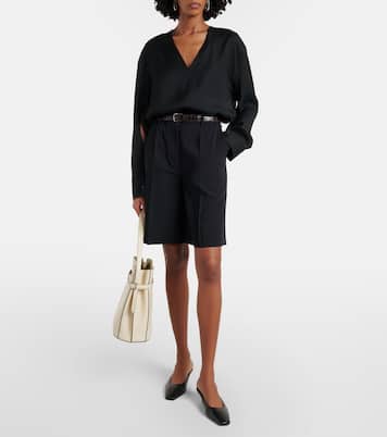 High-rise Bermuda shorts | Toteme