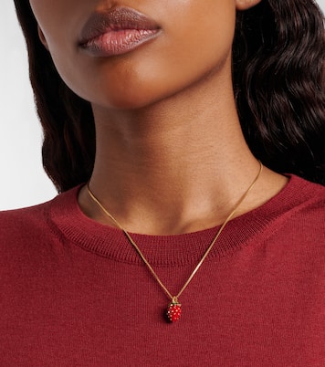 Strawberry pendant necklace | Saint Laurent
