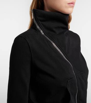 Felpa in jersey di cotone con cintura | Rick Owens