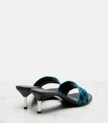 GG velvet mules | Gucci