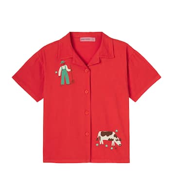 Printed cotton shirt | Bobo Choses