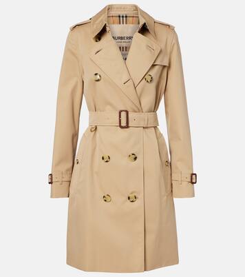 Cotton gabardine trench coat | Burberry