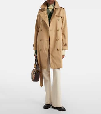 Cotton gabardine trench coat | Burberry