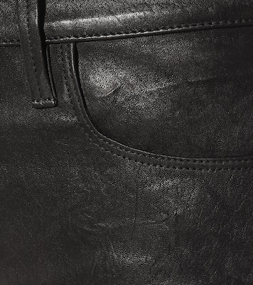 Jeans Le Crop Mini Boot aus Leder | Frame