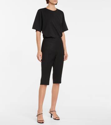 High-Rise Bermuda-Shorts | Toteme