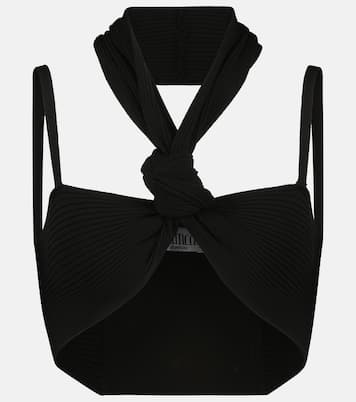 Halterneck crop top | The Attico