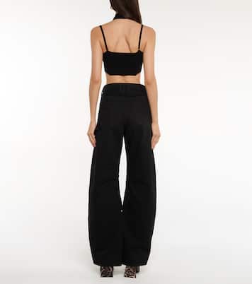 Halterneck crop top | The Attico