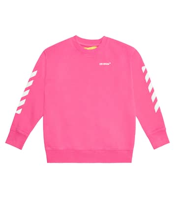 Felpa in cotone con stampa | Off-White Kids