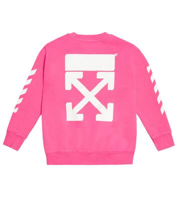 Felpa in cotone con stampa | Off-White Kids