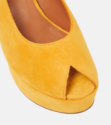 Dylan 110 suede platform sandals | Clergerie