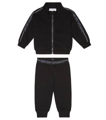 Bébé – Ensemble sweat-shirt et pantalon en coton mélangé | Emporio Armani Kids