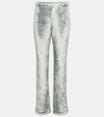 Pantalones rectos en mezcla de lana | Jil Sander