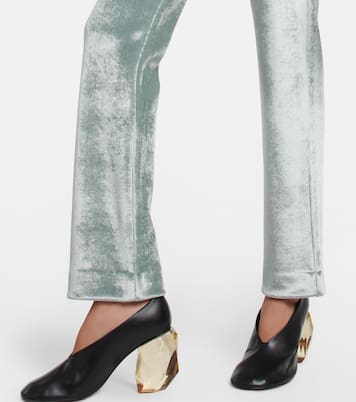 Pantalones rectos en mezcla de lana | Jil Sander